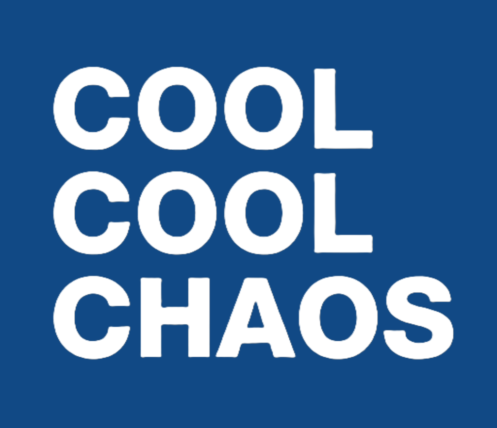 Cool Cool Chaos Logo Blue